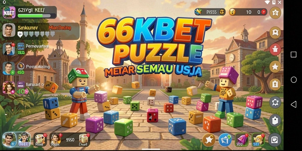 Screenshot gameplay 66KBET menampilkan tantangan puzzle yang mendebarkan.