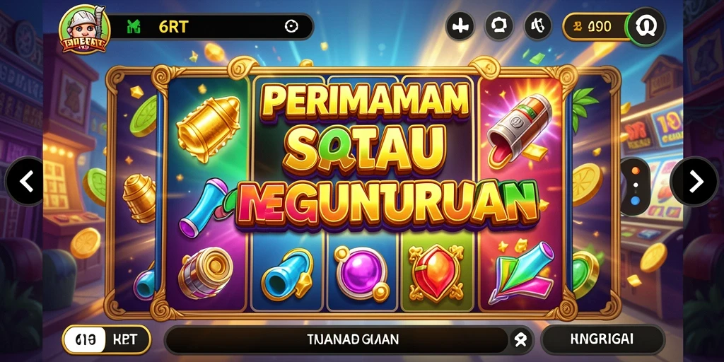 Tampilan gameplay seru dari permainan Slot 6RT.