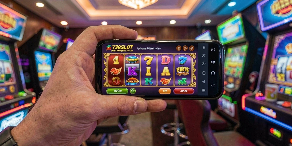 Tampilan antarmuka pengguna 738SLOT yang intuitif dan informatif.