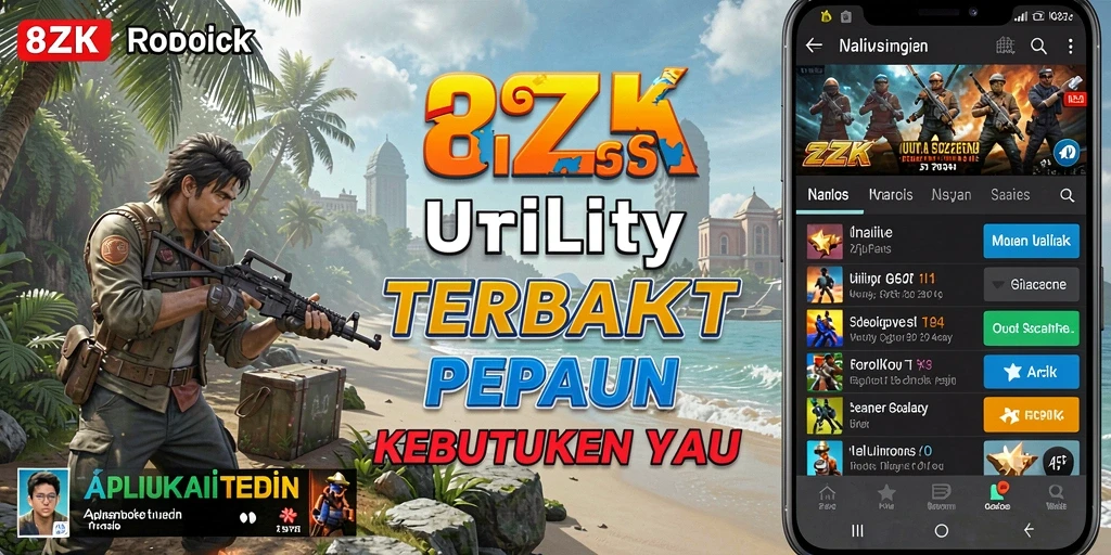 Screenshot gameplay aplikasi Utility 8ZK yang inovatif dan fungsional.