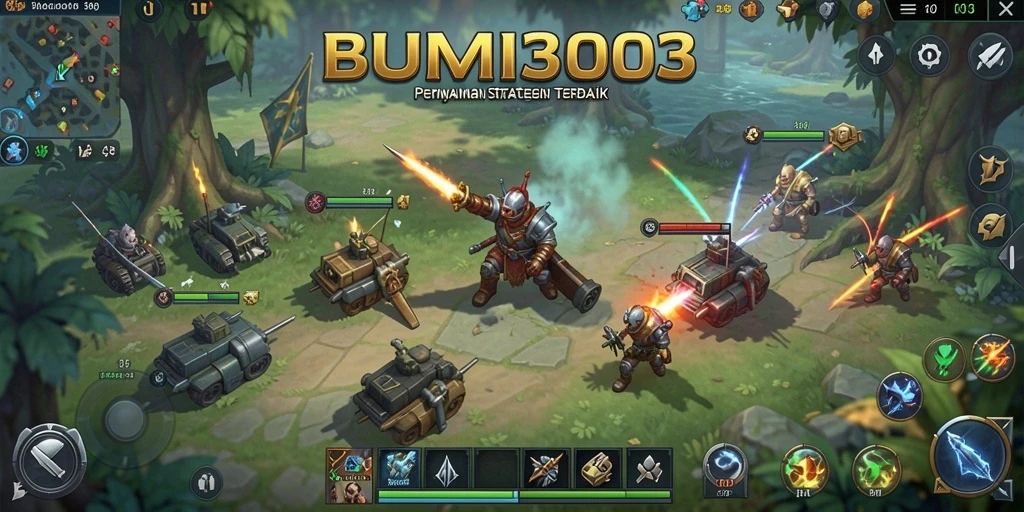 Tampilan gameplay menarik dari BUMI303 yang penuh strategi.