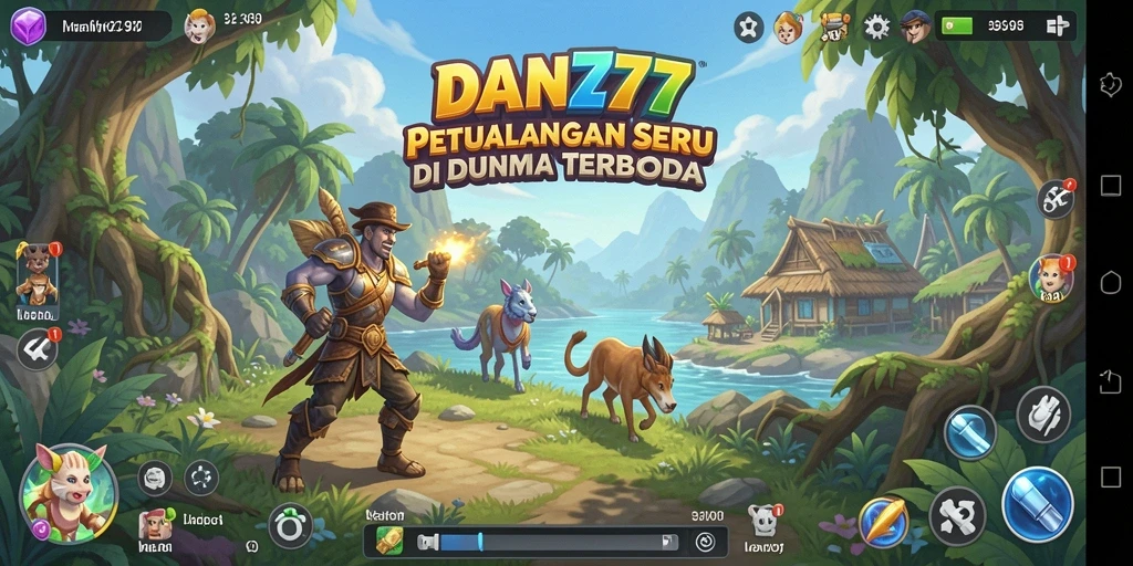Screenshot utama DAN777 menampilkan gameplay Open World yang mengesankan.