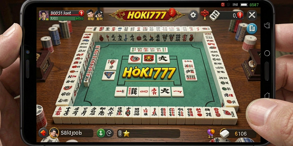 Tampilan gameplay HOKI777 yang menarik dan interaktif dalam permainan Mahjong.