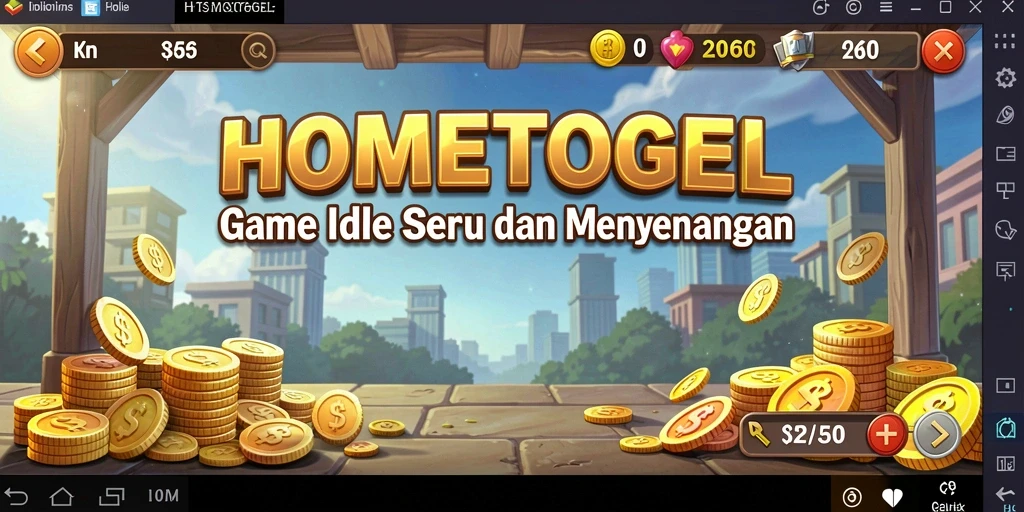 Tampilan gameplay HOMETOGEL yang memukau dan interaktif.