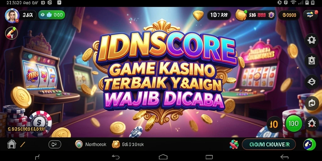 Tangkapan layar menunjukkan gameplay seru dari IDNSCORE Kasino.