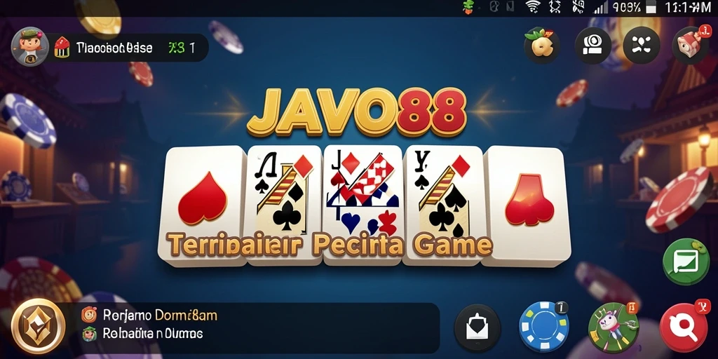 Screenshot gameplay JAVO88 yang menampilkan keseruan bermain Domino.