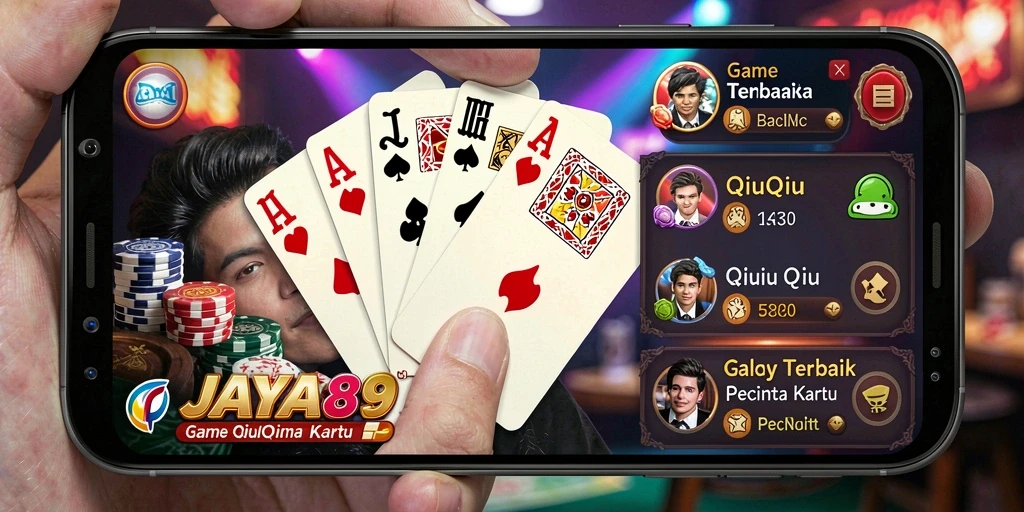 Screenshot dari gameplay JAYA89 yang menampilkan keseruan bermain QiuQiu.
