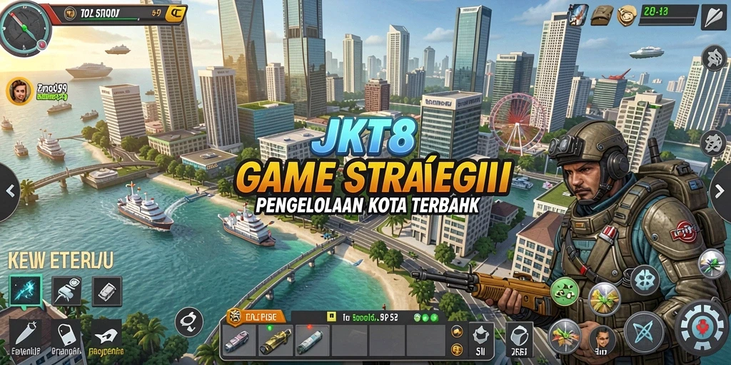 Tampilan menarik dari gameplay JKT8 yang penuh strategi.