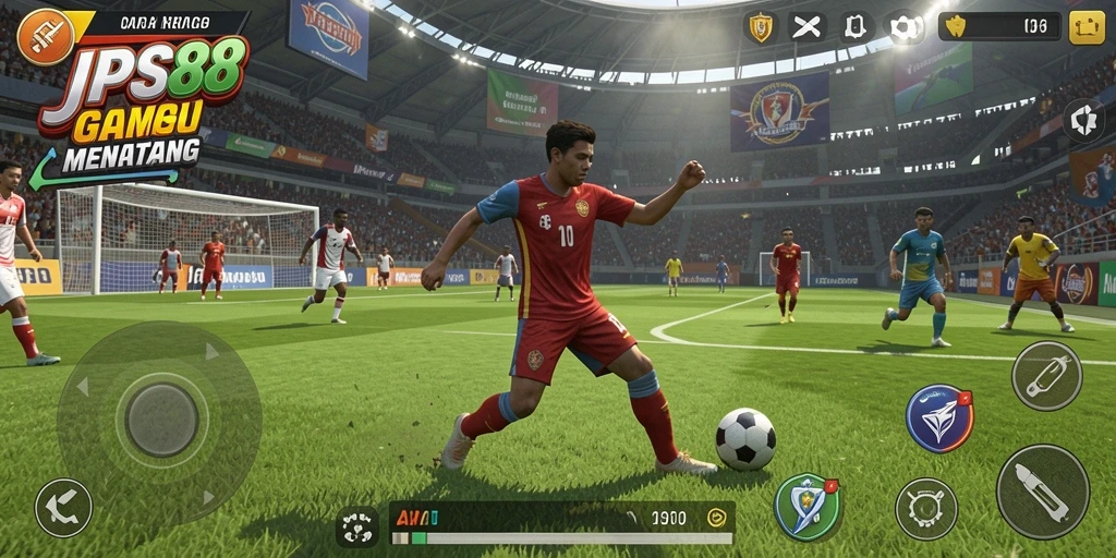 Tampilan screenshot utama JPS88 menampilkan gameplay seru dari pertandingan olahraga.