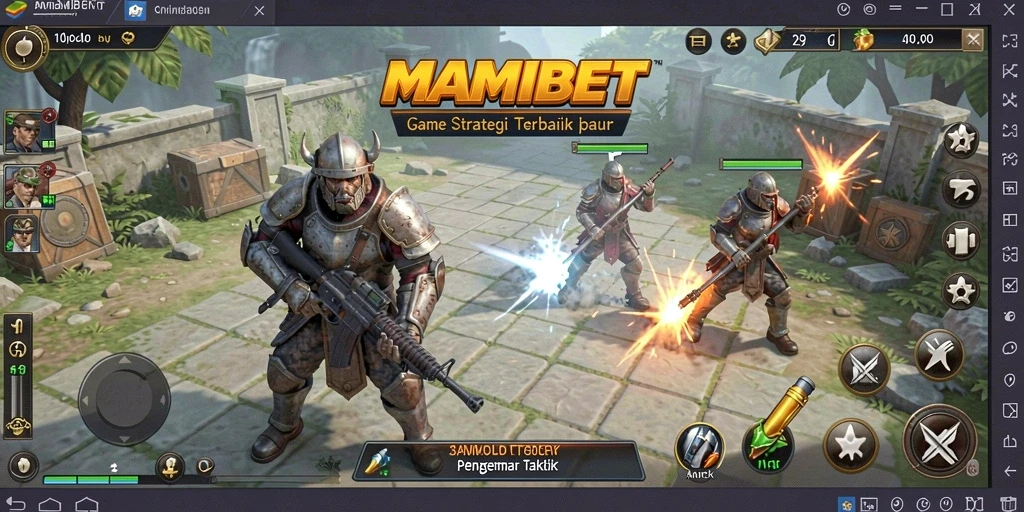 Tampilan gameplay MAMIBET dengan strategi yang mendebarkan.