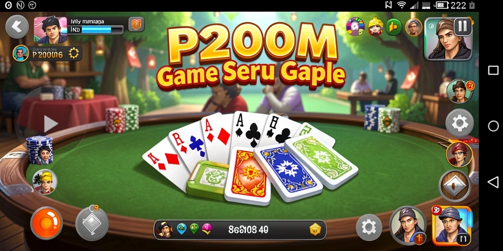 Tangkap momen seru bermain Gaple di P200M.