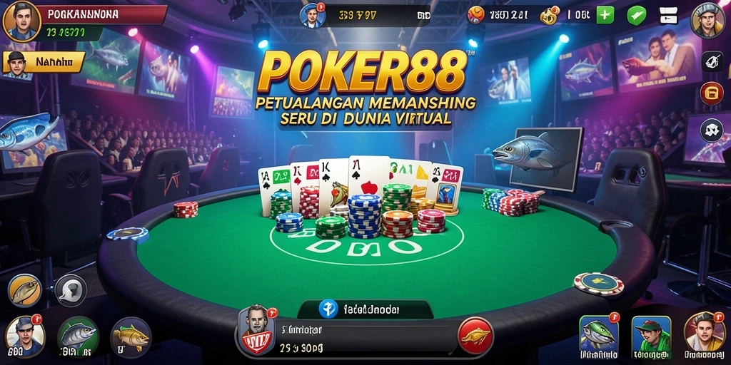 Tangkapan ikan besar dalam gameplay POKER88 yang seru.