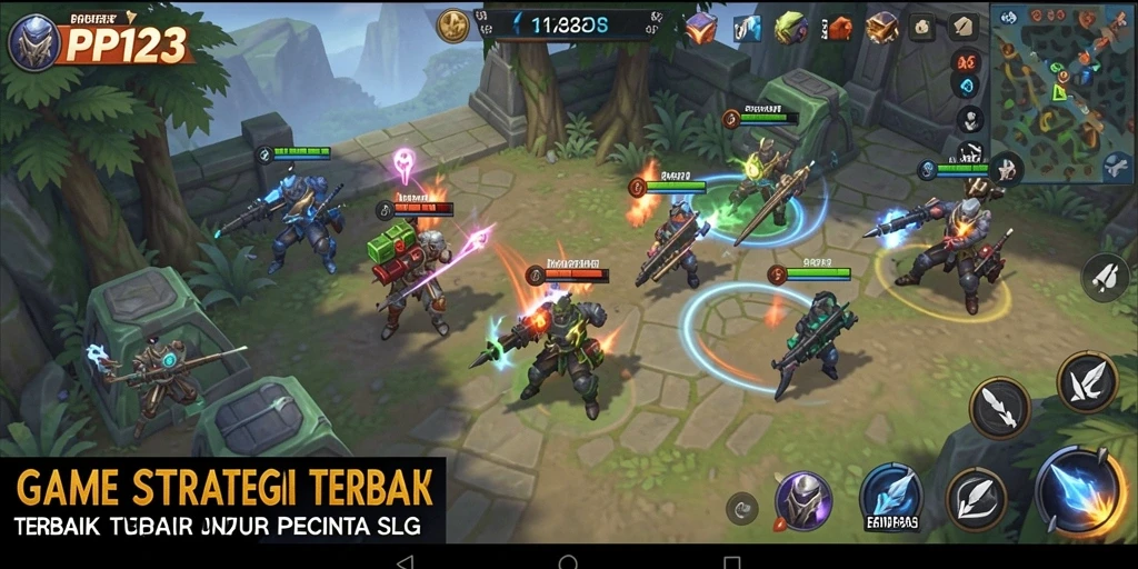 Menampilkan gameplay SLG yang intens dan strategis.