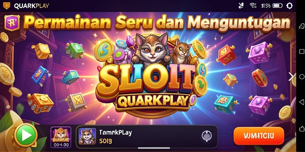 Tampilan gameplay menarik dari permainan slot QUARKPLAY.