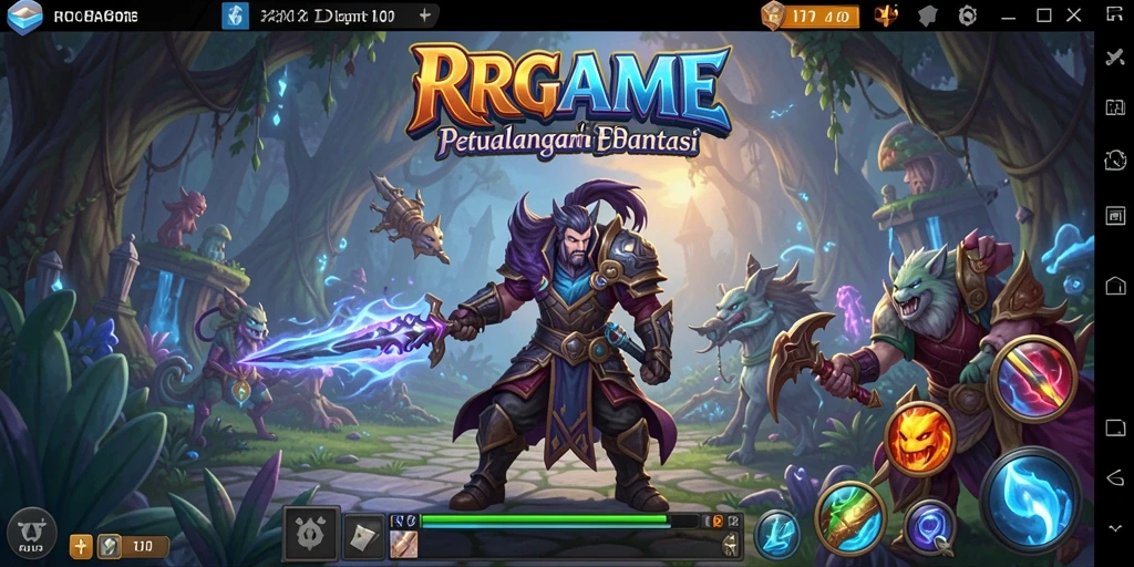 Tangkapan layar RPGAME menampilkan aksi petualangan yang mendebarkan.
