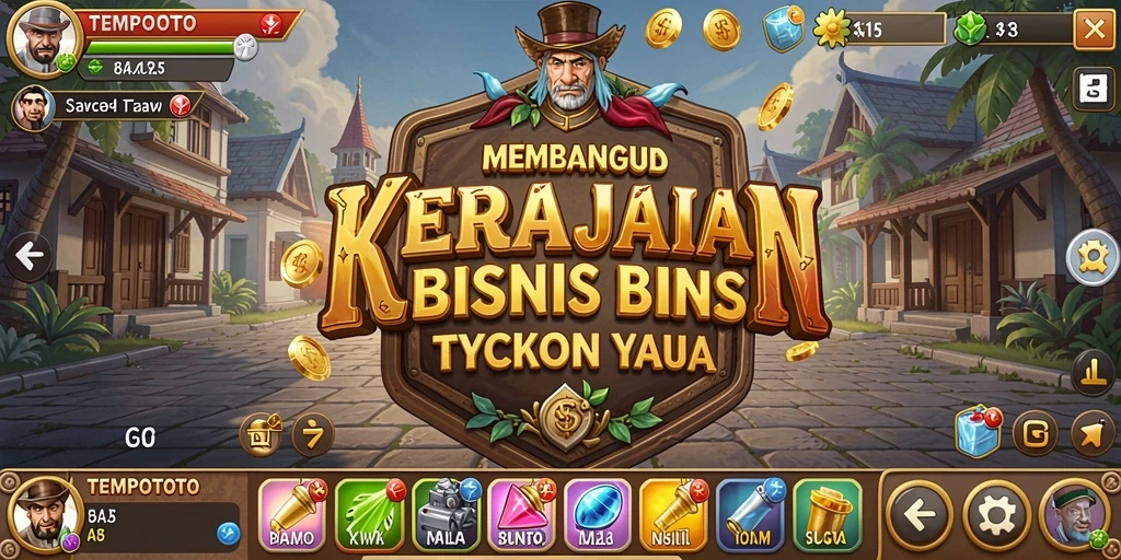 Tampilan menarik gameplay Tycoon di TEMPOTOTO.