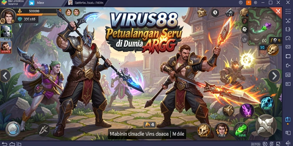 Tampilan gameplay ARPG yang memukau dan penuh aksi.
