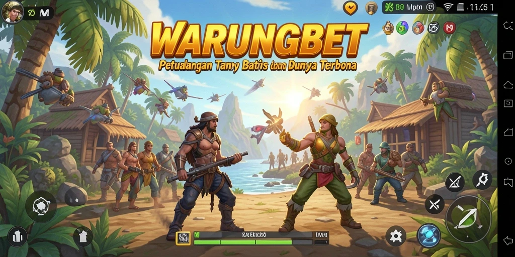 Tampilan menakjubkan dari gameplay Open World di WARUNGBET.
