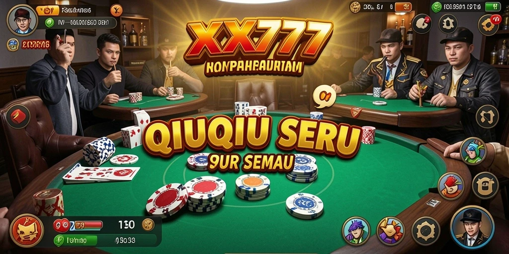 Tampilan gameplay QiuQiu yang seru dan menyenangkan.