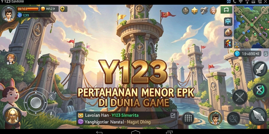 Gameplay menara pertahanan yang seru dan menantang di YY123.